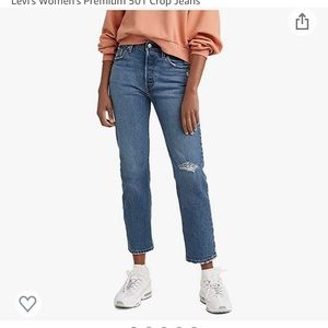 Levi’s premium 501 cropped size 28